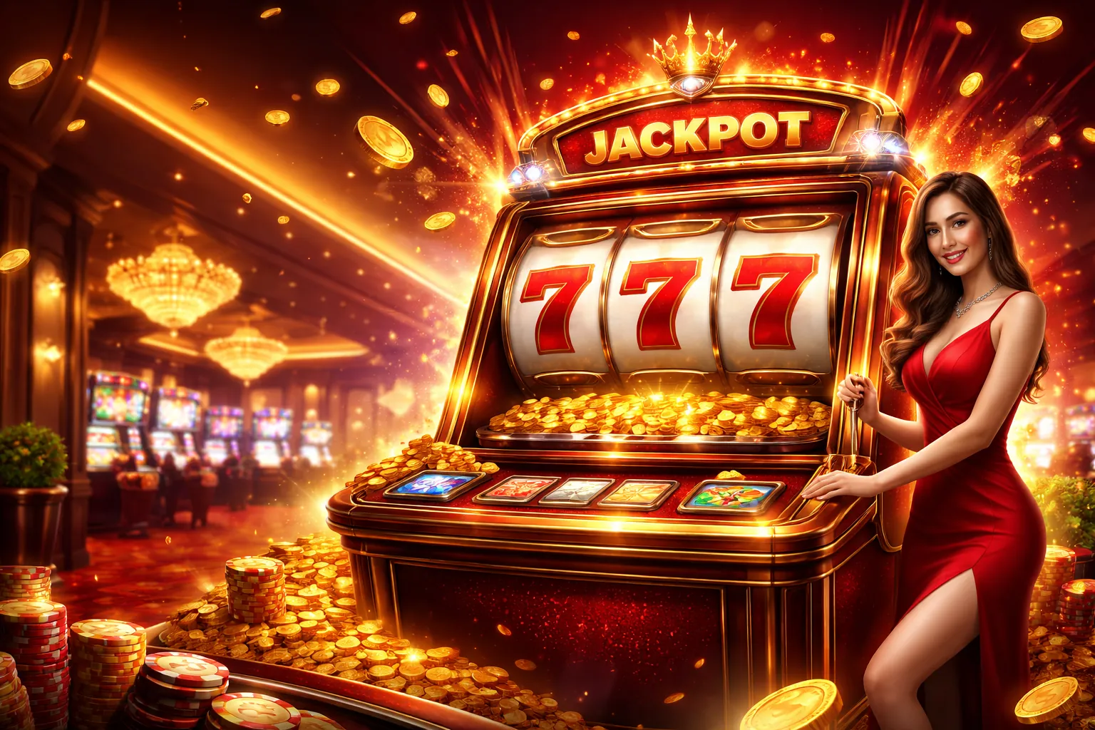 Người chơi tận hưởng trò chơi Slot fabet dễ thắng